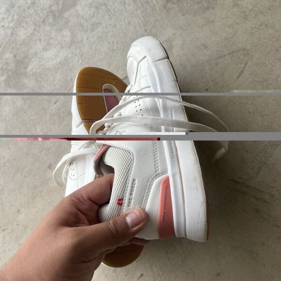 On Cloud The Roger Advantage Pink Sneaker Women's Size 8 - Picture 4 of 7